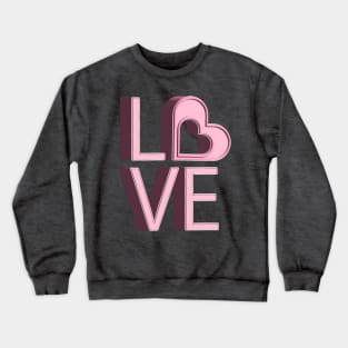 LOVE HEART Crewneck Sweatshirt